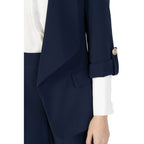 Blue Polyester Blazer