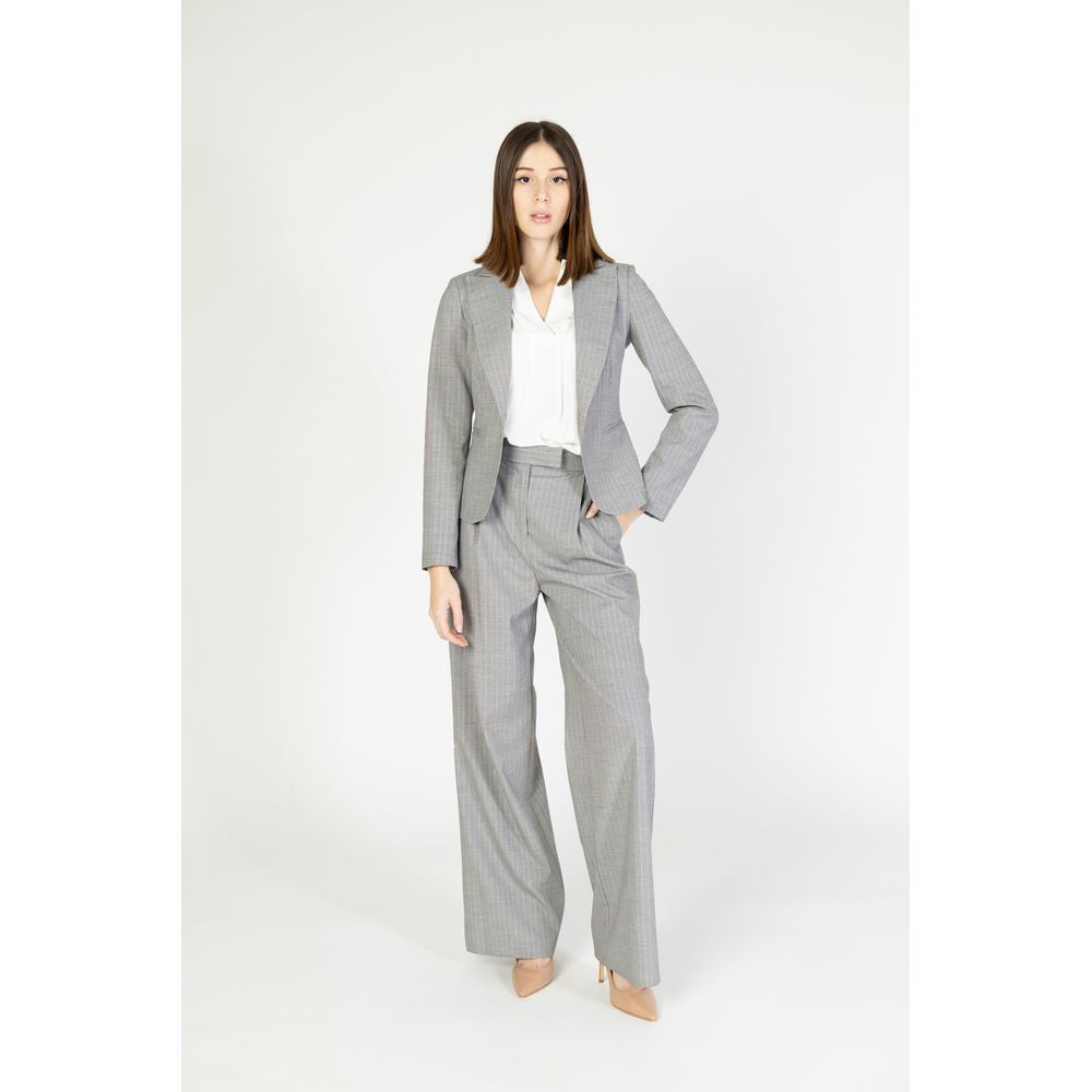 Multicolor Polyester Casual Pants