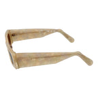Beige Plastic Sunglasses
