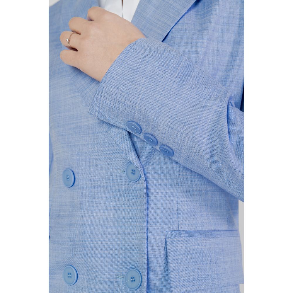 Blue Viscose Blazer