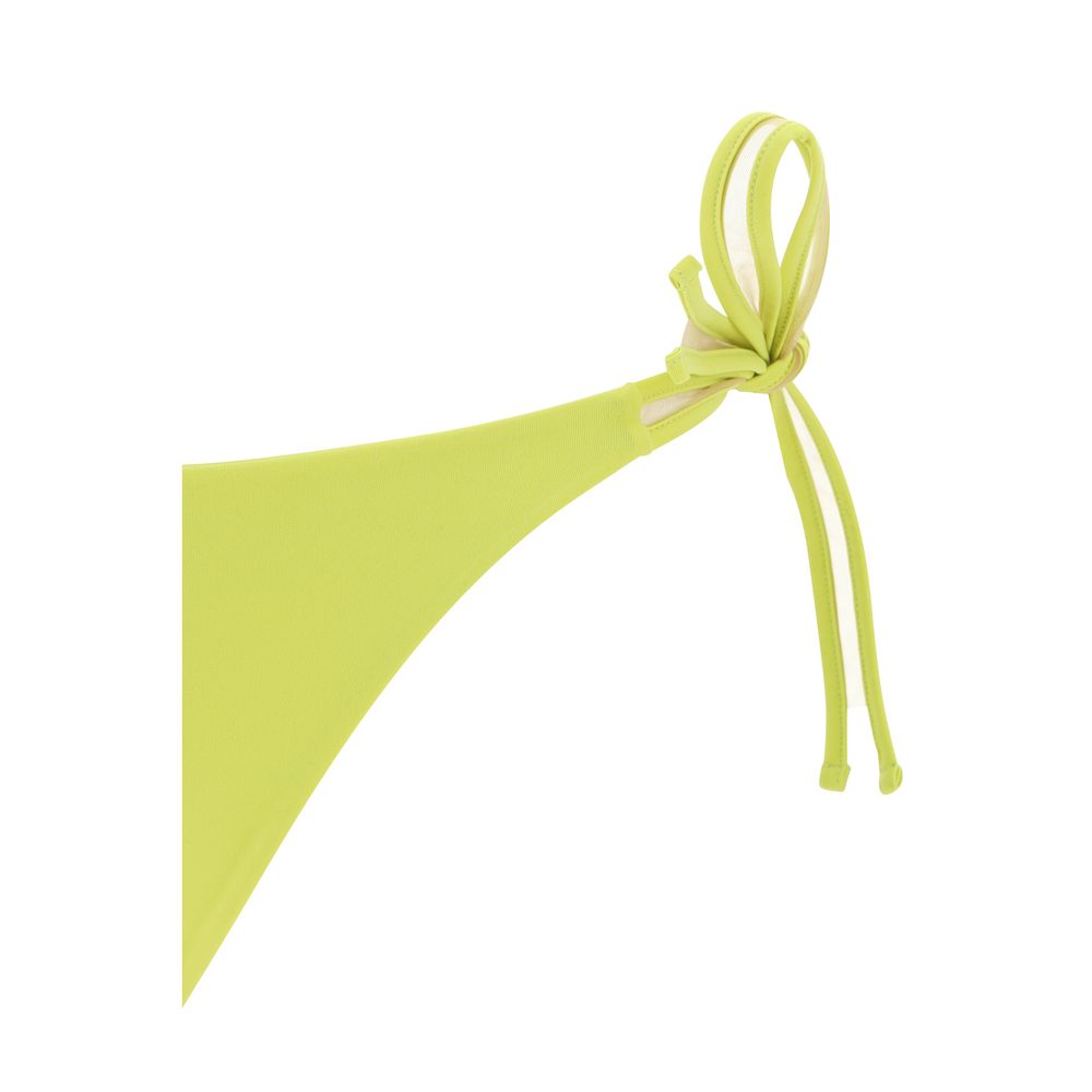 Bicolor Polyamide Swim Briefs