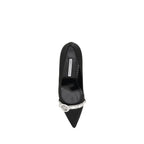 Black Asapump Satin Pumps