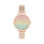 Multicolor Stainless Steel Dress Watch