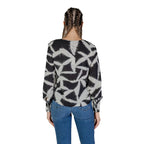 Black Recycled Polyester Blouse