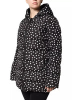 Black Polyester Hooded Reversible Jacket