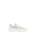 White Calf Leather Bos Taurus Low Top Sneakers