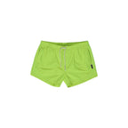 Yellow Polyester Swim Shorts