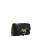 Black Calf Leather Bos Taurus Shoulder Bag