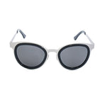 Gray Stainless Steel Sunglasses