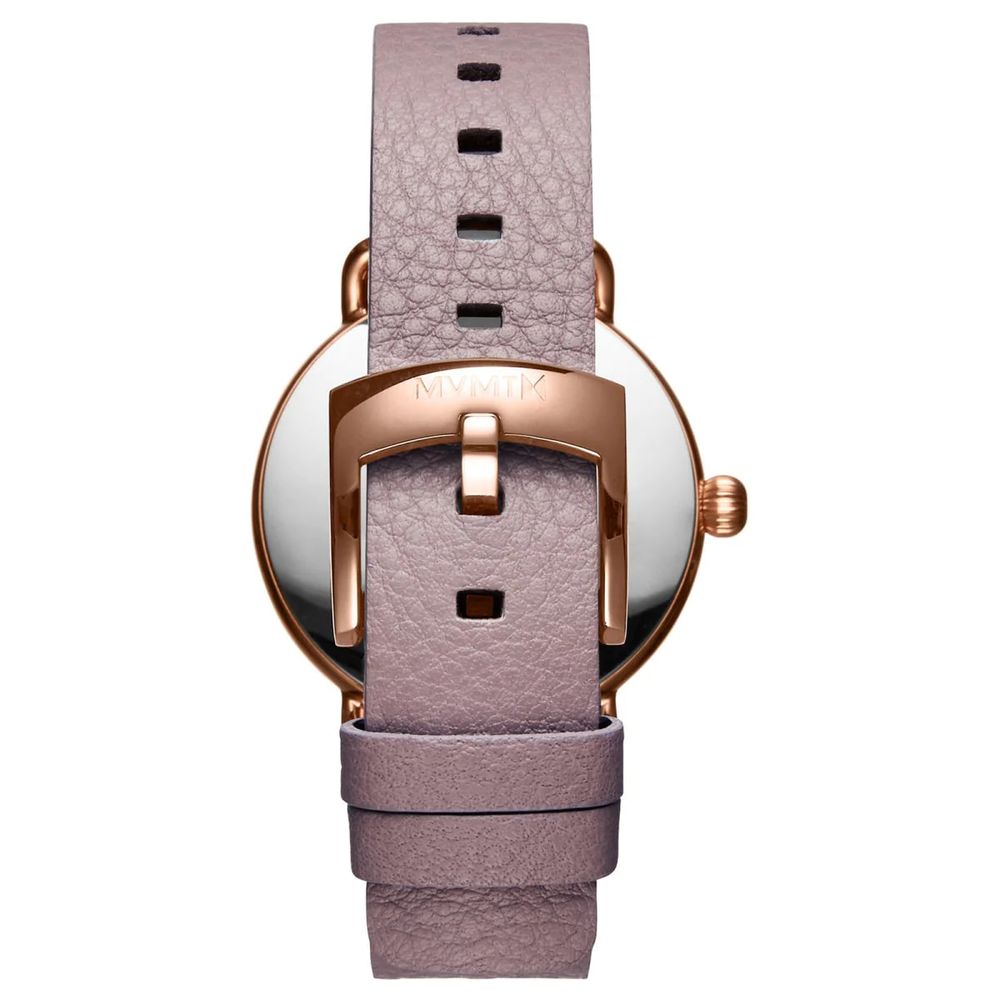 Multicolor Leather Dress Watch