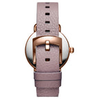 Multicolor Leather Dress Watch
