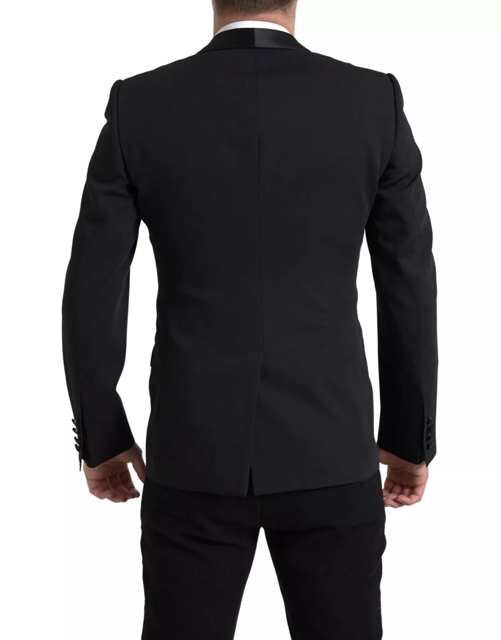 Black Wool Single Breasted MARTINI Blazerclothing
