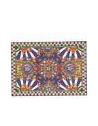 Multicolor Carretto Siciliano Envelope Post Card Holder