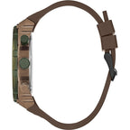 Brown Synthetic Dress Watch