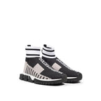 Black Fabric Sneaker