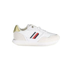 White Polyester Sneaker