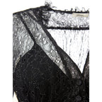 Black Nylon Casual Dress