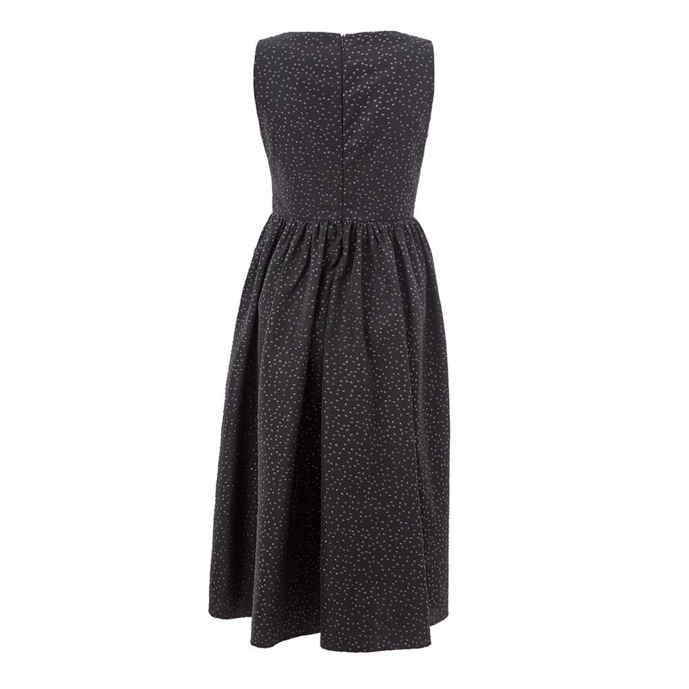 Black Polyethylene Casual Dress