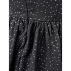 Black Polyethylene Casual Dress