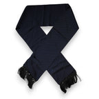 Dark Blue Fantasy Fringes Neck Wrap Scarf