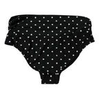 Black Polka Dot Swimsuit Bikini Bottom Swimwear