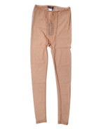 Nude Beige Logo Lace Lingerie Pants Underwear