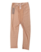 Brown Logo Lace Lingerie Cropped Tight Underwear