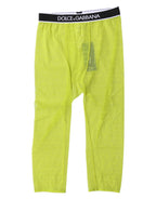 Green DG Logo Nylon Cropped Tights Underwear