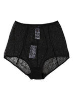 Black Logo Girdle High Waist Panty Underwear