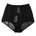 Black Logo Girdle High Waist Panty Underwear