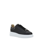 Black Calf Leather Bos Taurus Low Top Sneakers