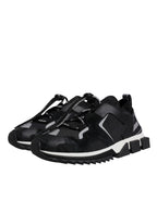 Black Mesh Sorrento Trekking Sneakers Shoes