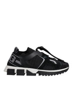 Black Mesh Sorrento Trekking Sneakers Shoes