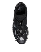 Black Mesh Sorrento Trekking Sneakers Shoes