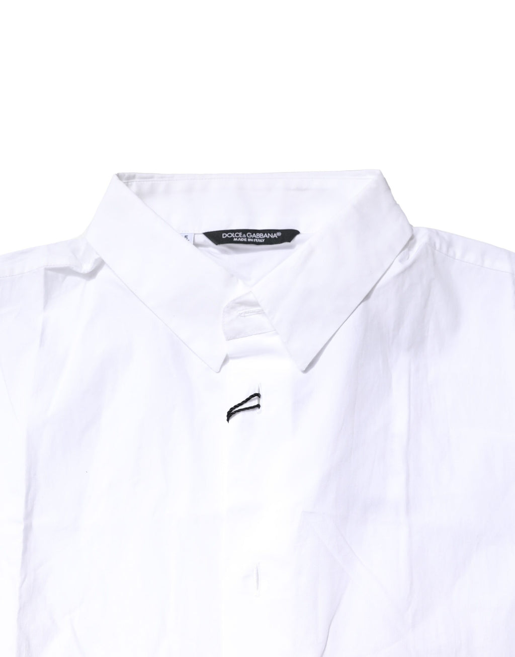 White Cotton Button Down Casual Men Polo Shirt