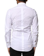 White GOLD Cotton Long Sleeves Dress Shirt