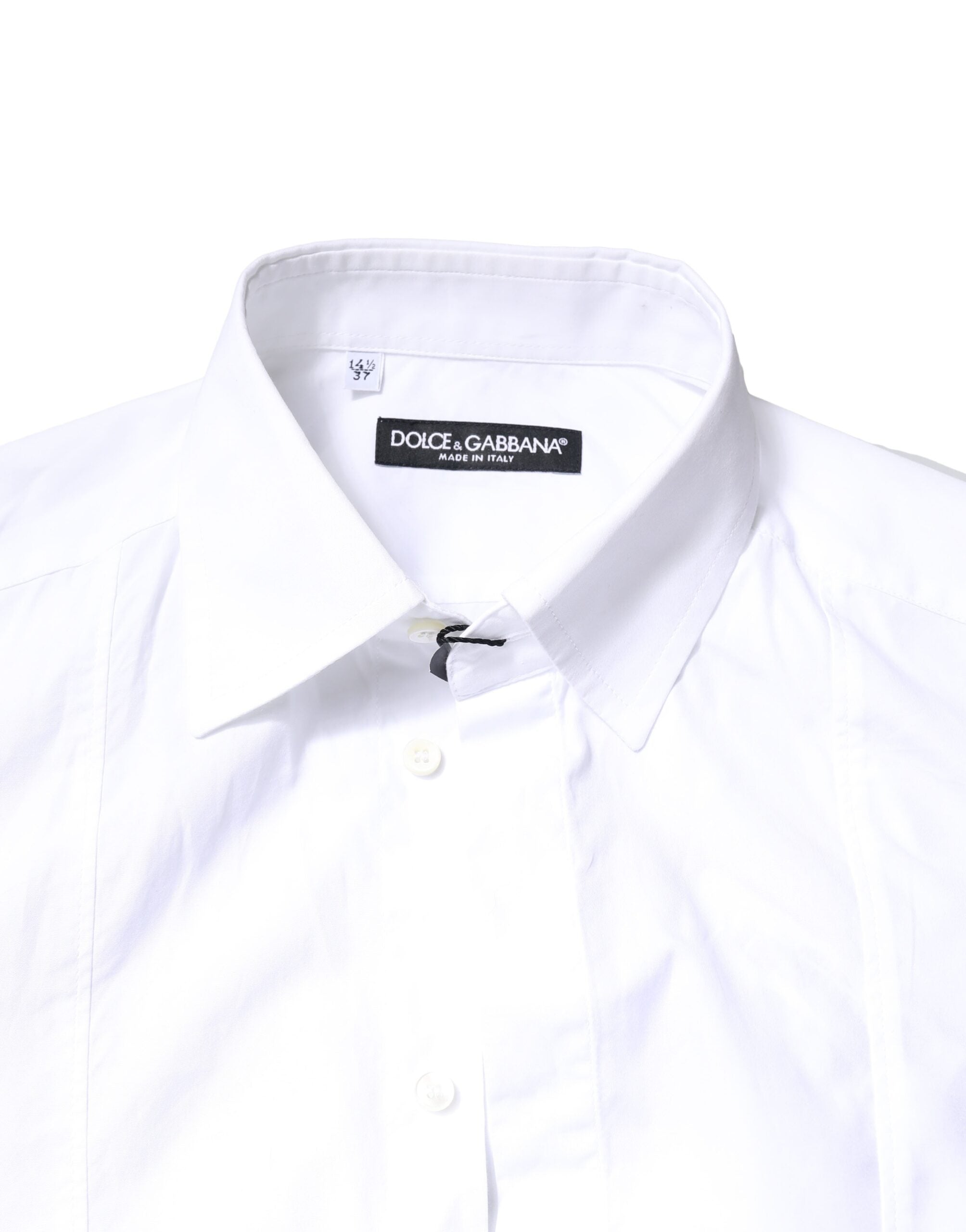 White Cotton Long Sleeves Formal Dress Shirt