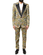 Multicolor Camouflage SICILIA 3 Piece Suit