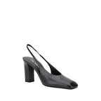 Black Calf Leather Pumps