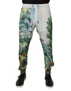 Multicolor Tropical Jogger Sweatpants Pants