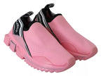 Pink Low Top Sorrento Sneakers Slip On Casual Shoes