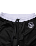 Black White Men Bermuda Sweatshorts Shorts