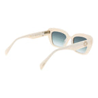 Beige Acetate Sunglasses