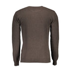 Brown Wool Men's Sweater
