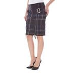 Blu Polyester Women Skirt