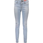 Azzurro Cotton Women's Jeans