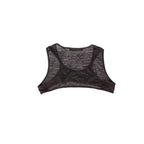 Black Viscose Women Intimate Top