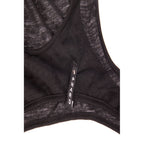 Black Viscose Women Intimate Top