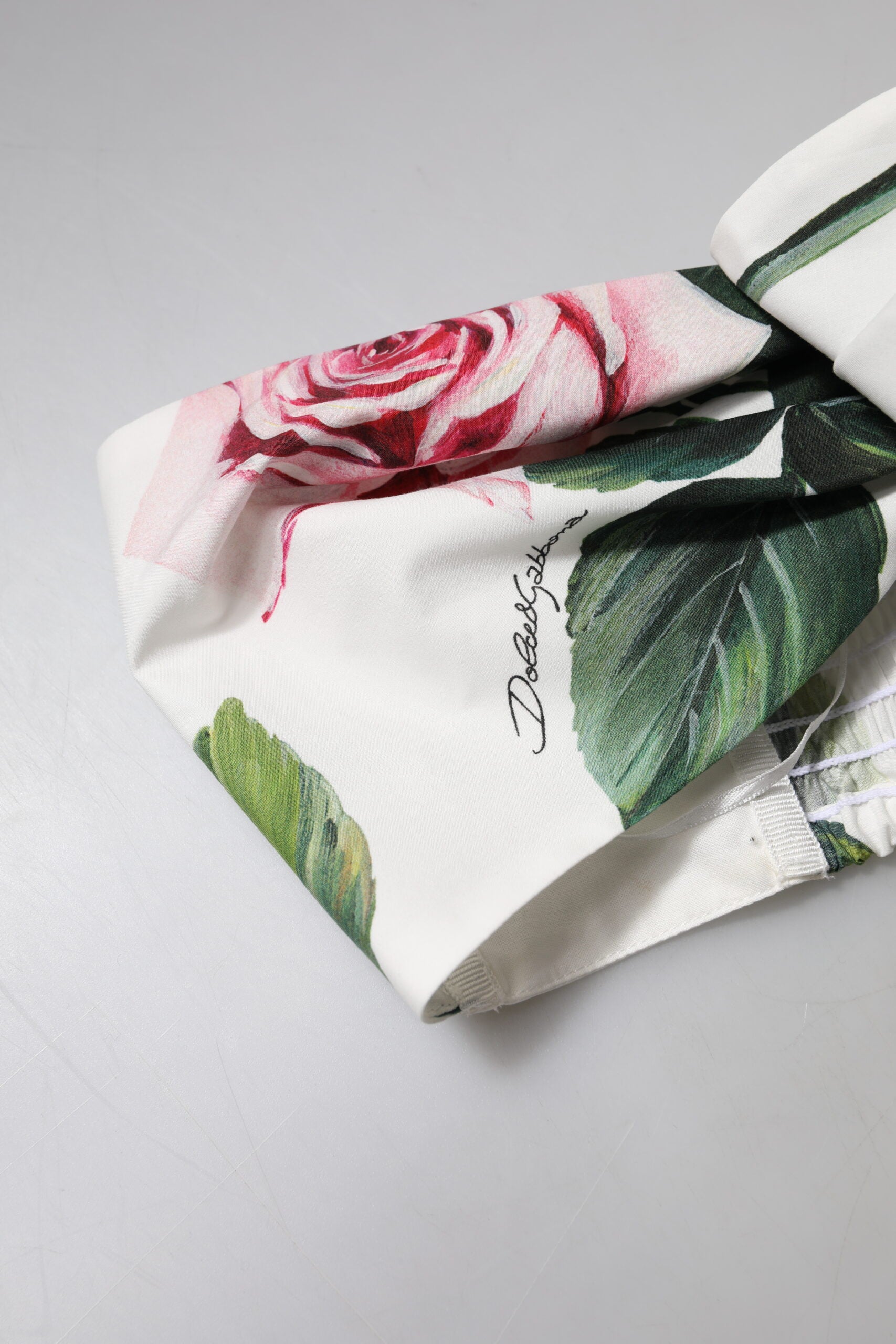 White Floral Print Cropped Bustier Corset Top