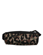 Multicolor Leopard DG Logo Belt Waist Fanny Pack Bag